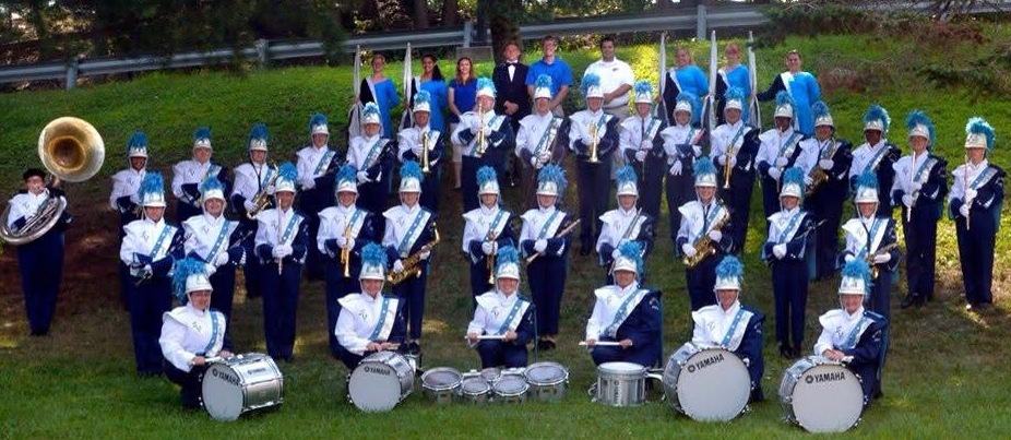 Set of 70+ Blue and Black Marching Band Uniforms