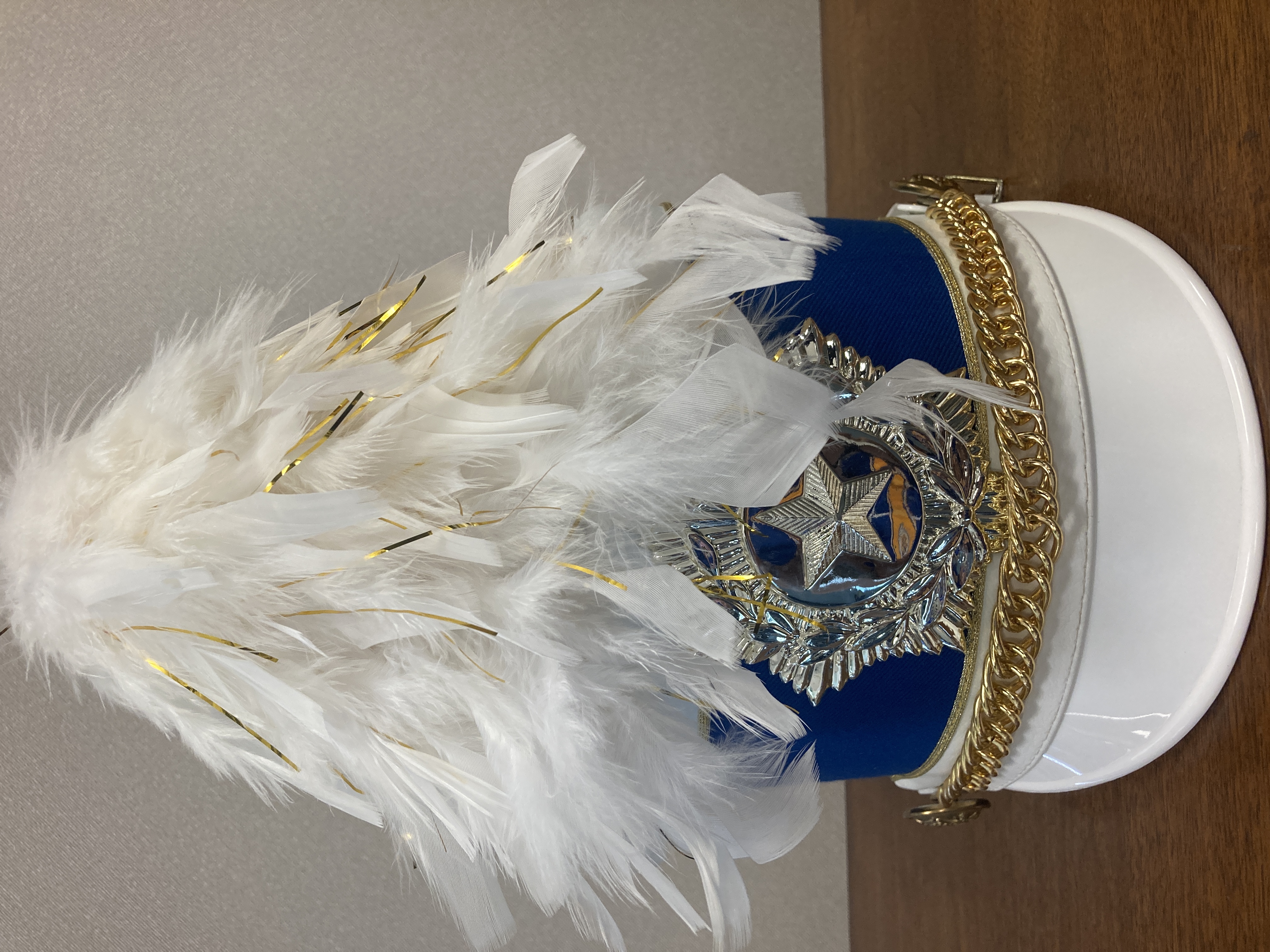 Set of 175 Blue and White Stanbury Marching Band Jackets and Black Fruhauf Bibs Item description: Ja