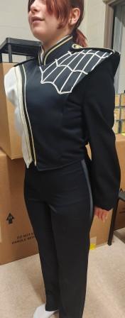 Black & White Used Marching Band Uniforms