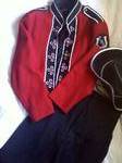 Set of 60 +/- Red/White/Black Marching Band Uniforms with bonus 20+