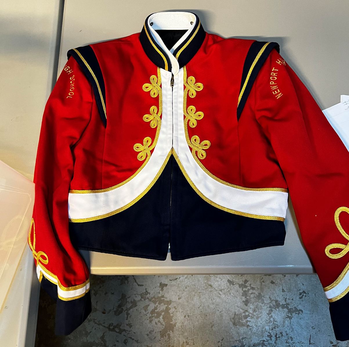 104-Red, Blue & White with Gold Trim (55-Male, 49-Female) 4- White, Blue & Red with Gold T