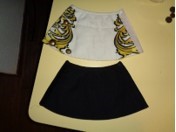 Set of Black/White/Gold Cesario by Fred Miller Marching Band Uniforms