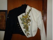 Set of Black/White/Gold Cesario by Fred Miller Marching Band Uniforms