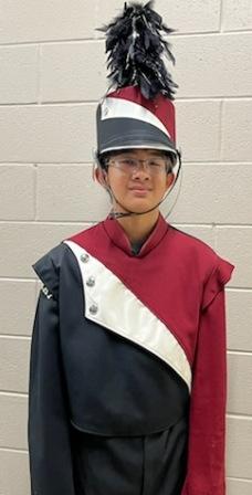 149 Red, White and Black DeMoulin Marching Band Jackets