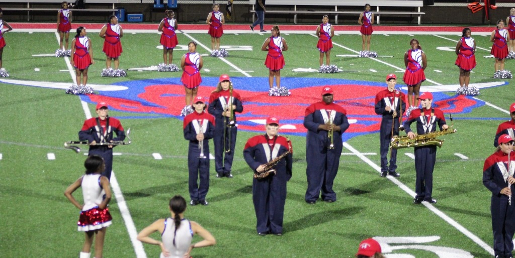 170 Red, Navy Blue & Silver Marching Band Jackets