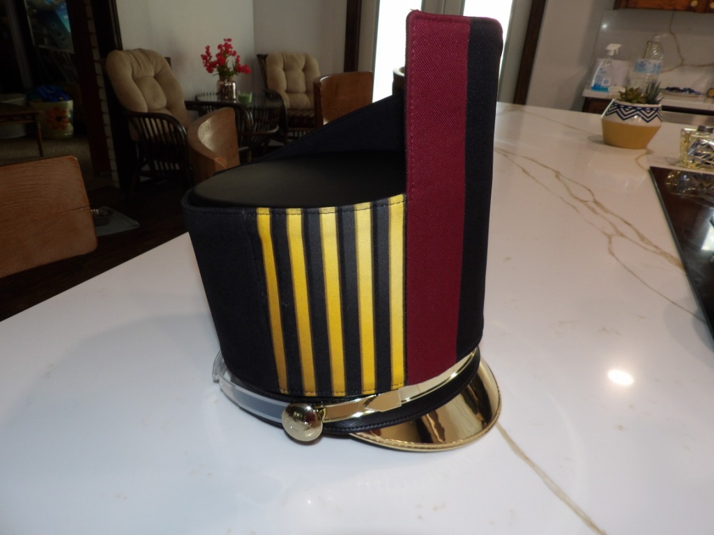 Set of 200 Burgundy, Gold & Black Marching Band Uniforms by Cesario