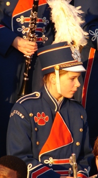 Blue and Orange Military Style Band Uniforms +many extras