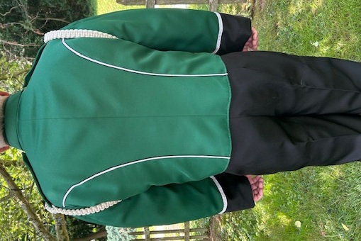 100+ Adult-Size Green, Black & White Uniform Jackets