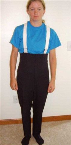 Set of 19 White, Black and Orange Stanbury Marching Band Uniforms w/extra