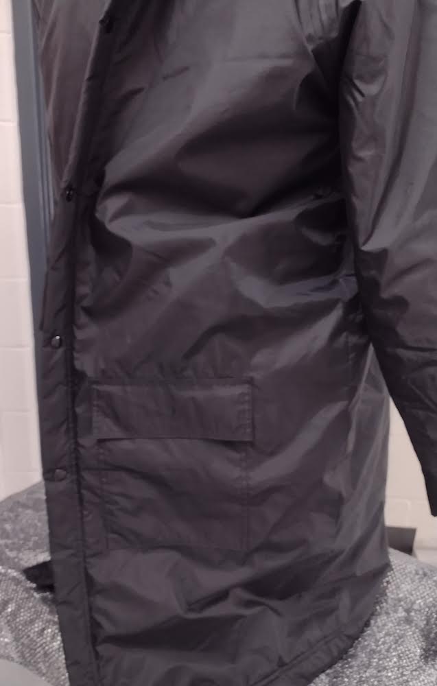 Marching Band Rain Jackets/Set of 107 This is a lot of black, Thinsulate-lined, snap-front rain jack