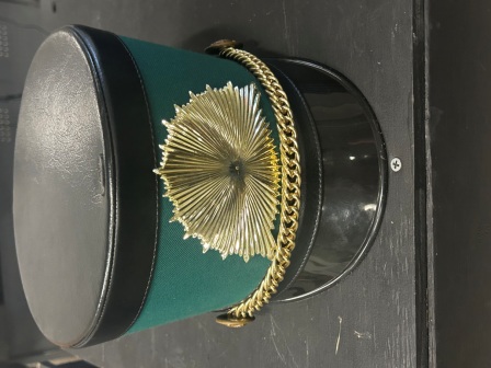 Set of 65 Green, White and Gold Marching Band Jackets - Bibbers, Hats and Plumes are also available