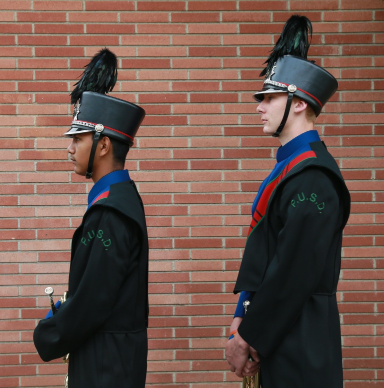 Set of 250 Black, Blue, Red, Green Marching Band Jackets