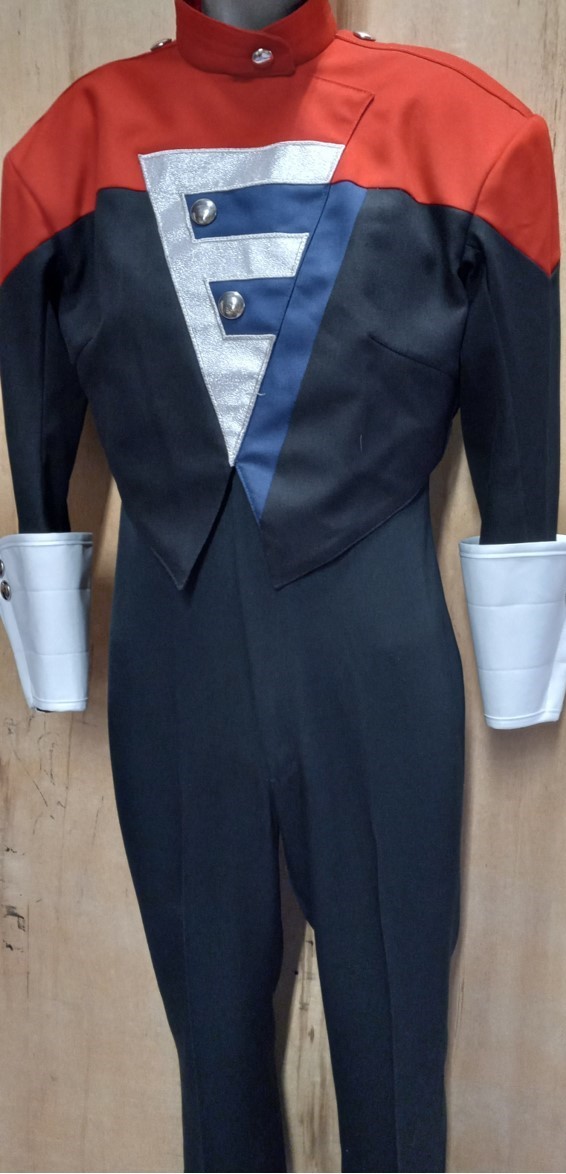 Set of 100 Black, Red and Blue Cesario Marching Band Uniforms Item description: This is a lot of 100