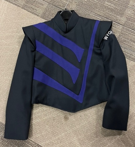 135+/- Purple, Black and White Used Marching Band Uniforms