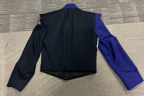 135+/- Purple, Black and White Used Marching Band Uniforms