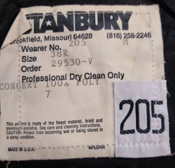 13 Black Stanbury Concert, Choir, Symphony Tuxedos