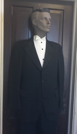 Set of Approximately 80 Black Tux Jackets (matching pants available)