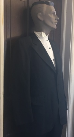 Set of Approximately 80 Black Tux Jackets (matching pants available)