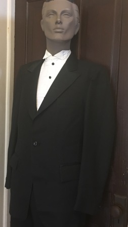 Set of Approximately 80 Black Tux Jackets (matching pants available)
