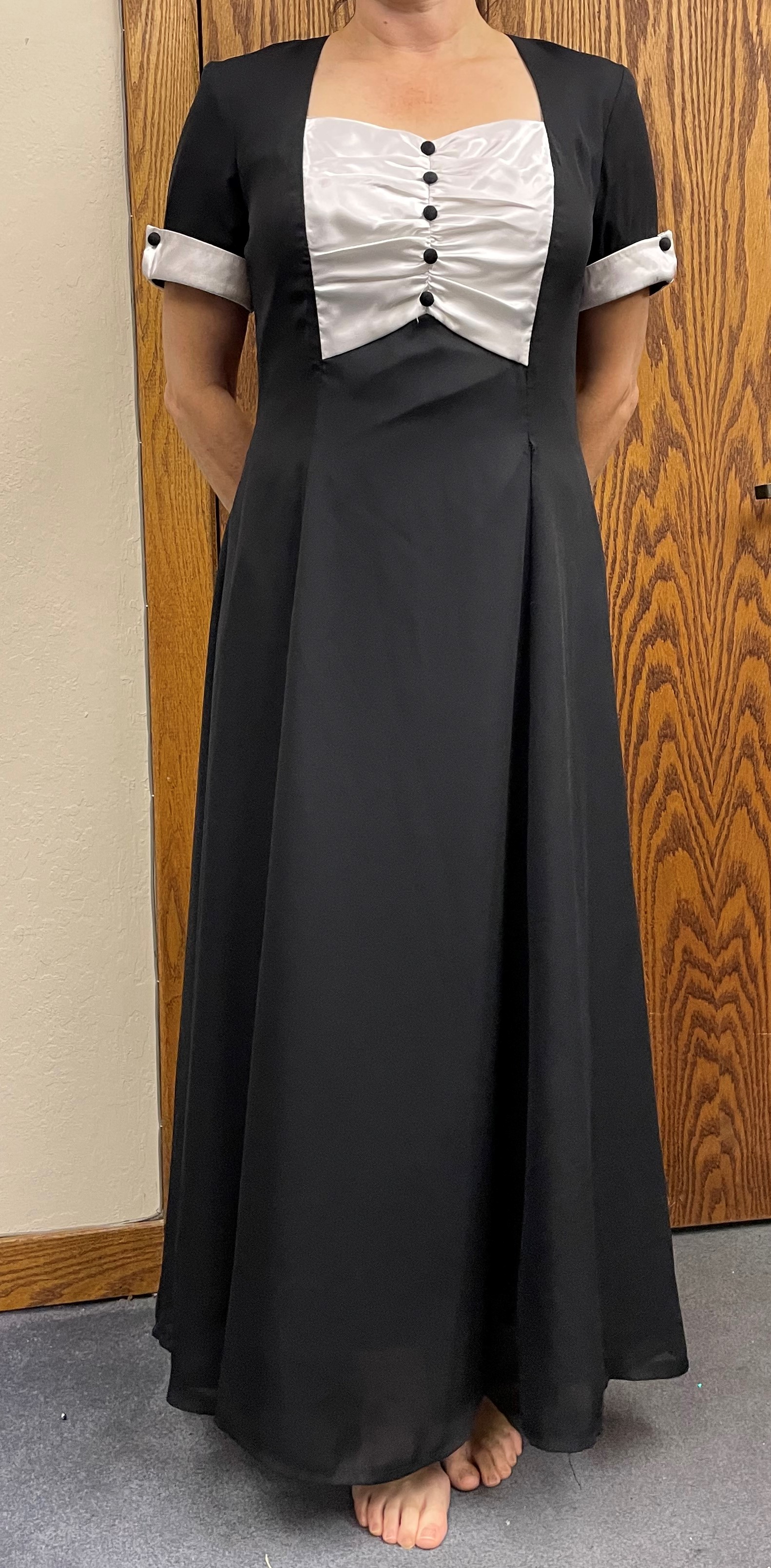 Set of Black/White Tuxedo Dresses